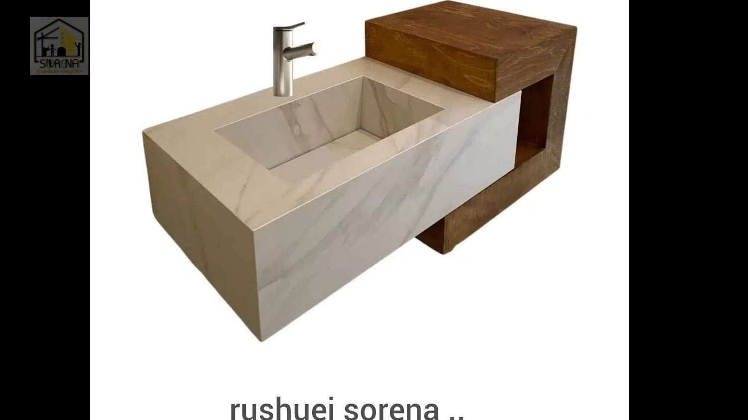 Sorena dolap ve seramik lavabo, Tahran banyoları için modern bir seçim Sorena dolap ve seramik lavabo, Tahran banyoları için modern bir seçim