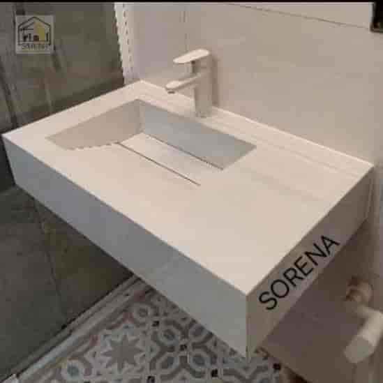 Modern tam seramik lavabo
